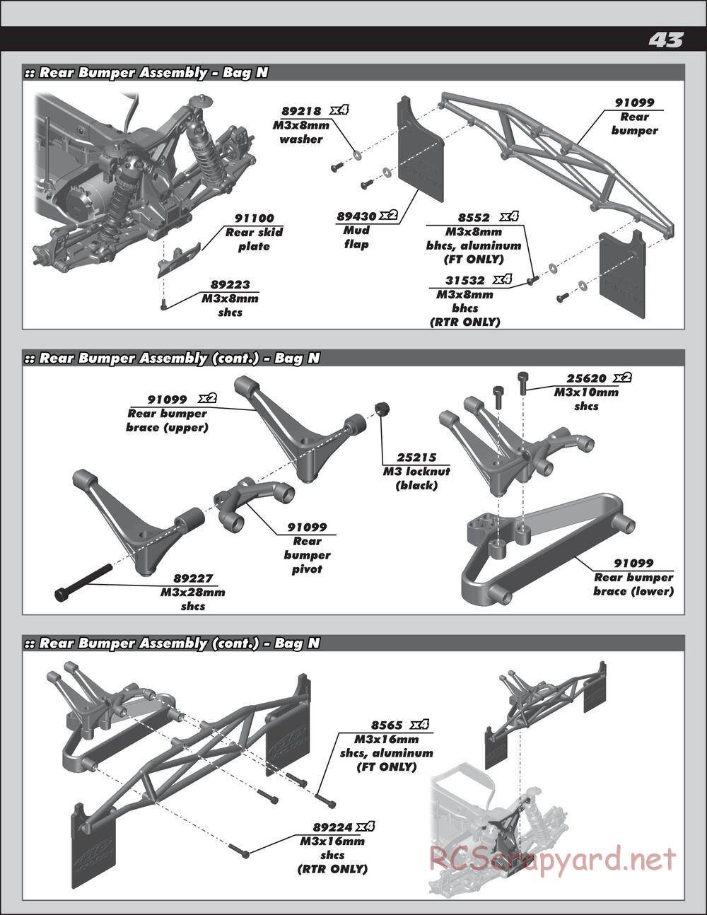 Team Associated - SC10 4x4 Factory Team - Manual - Page 43