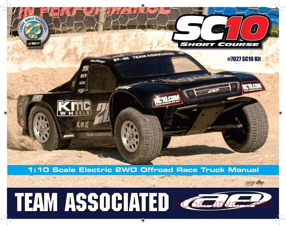 Team Associated - SC10 - Manual - Page 1