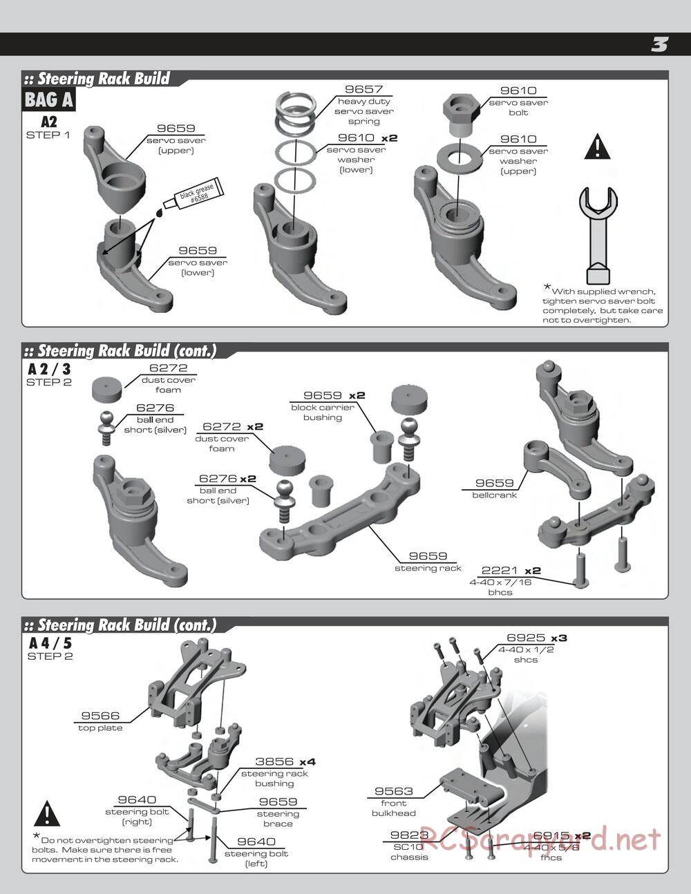 Team Associated - SC10 - Manual - Page 3