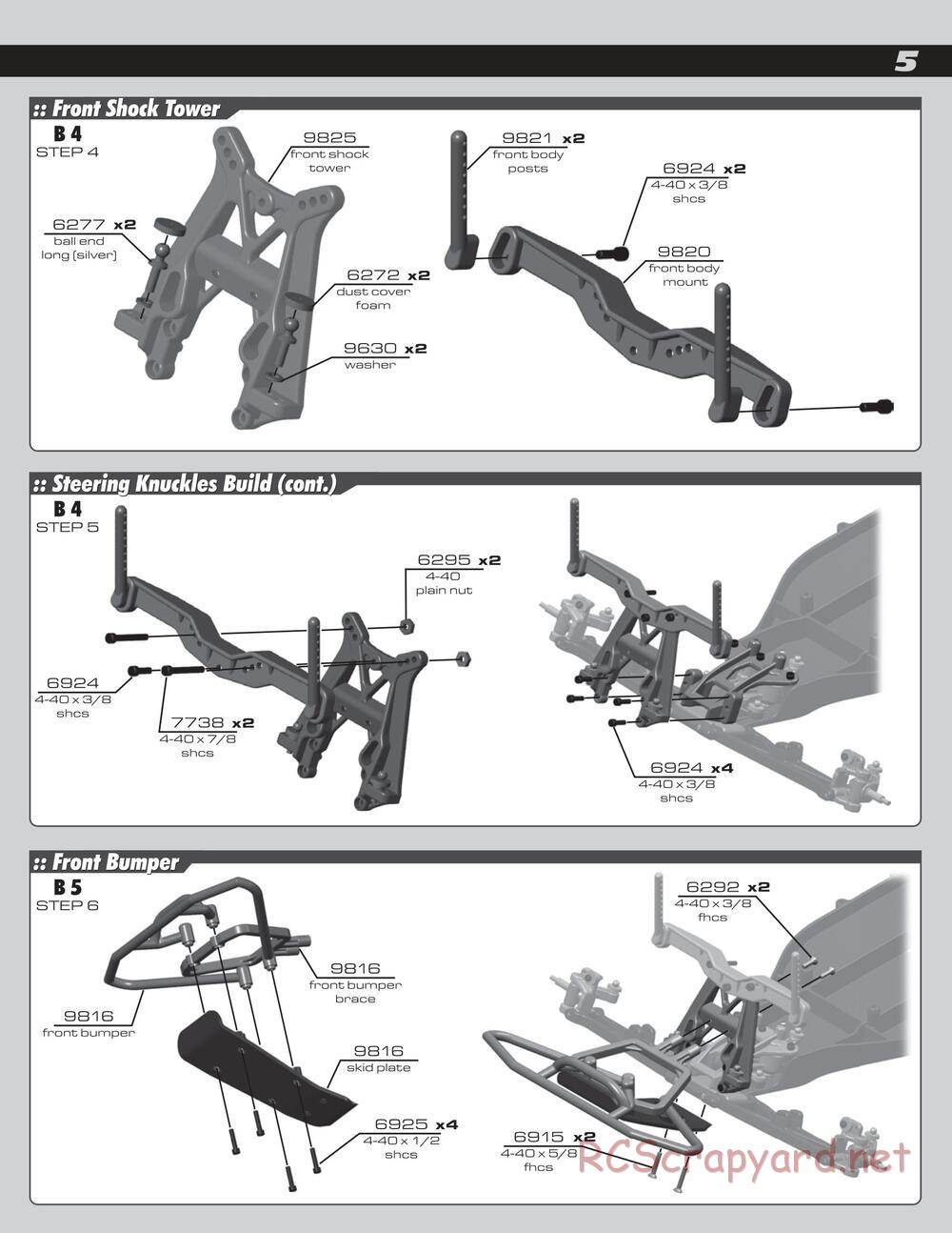 Team Associated - SC10 - Manual - Page 5