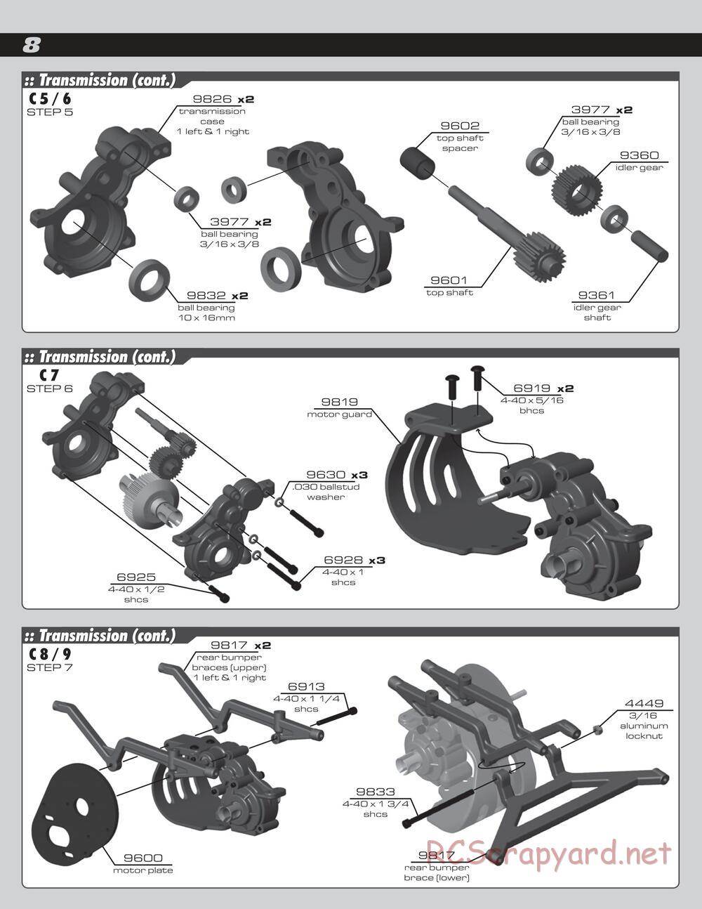 Team Associated - SC10 - Manual - Page 8