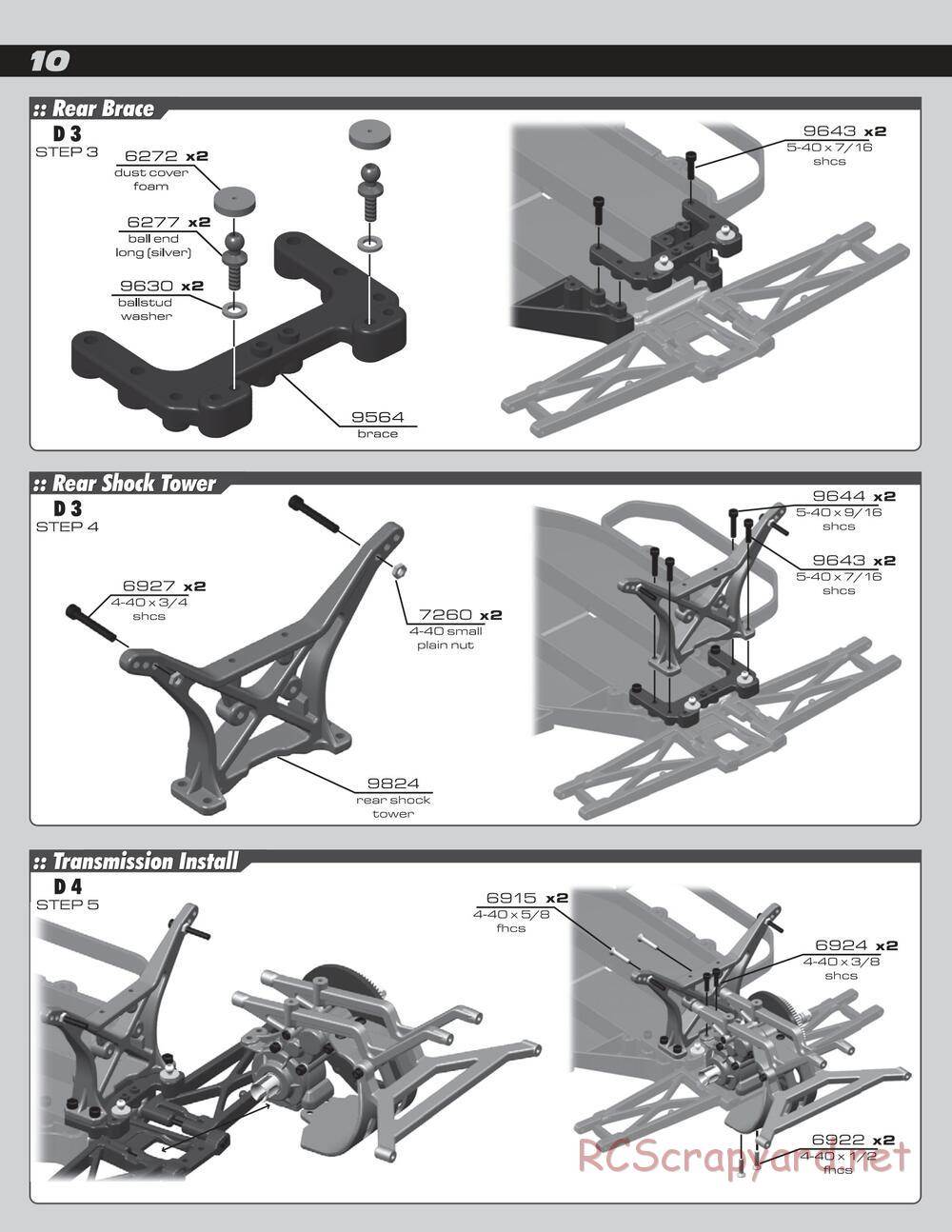 Team Associated - SC10 - Manual - Page 10