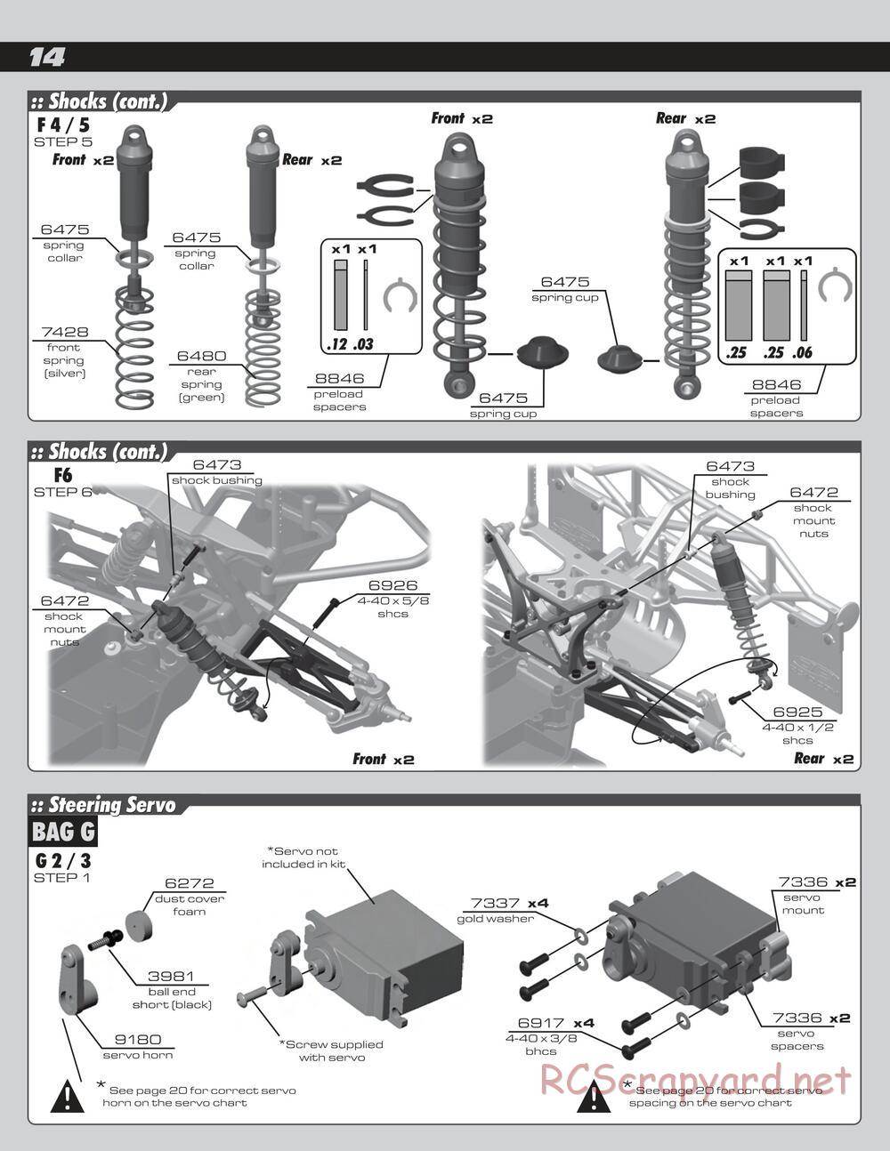 Team Associated - SC10 - Manual - Page 14