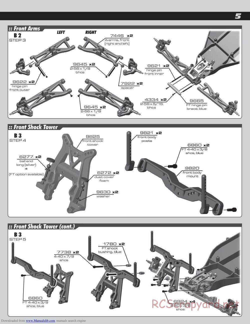 Team Associated - SC10 Factory Team - Manual - Page 5