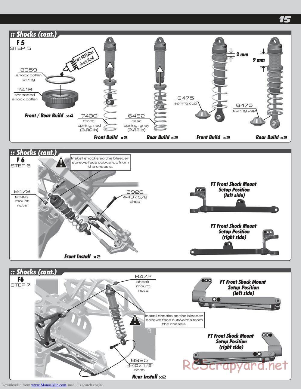 Team Associated - SC10 Factory Team - Manual - Page 15