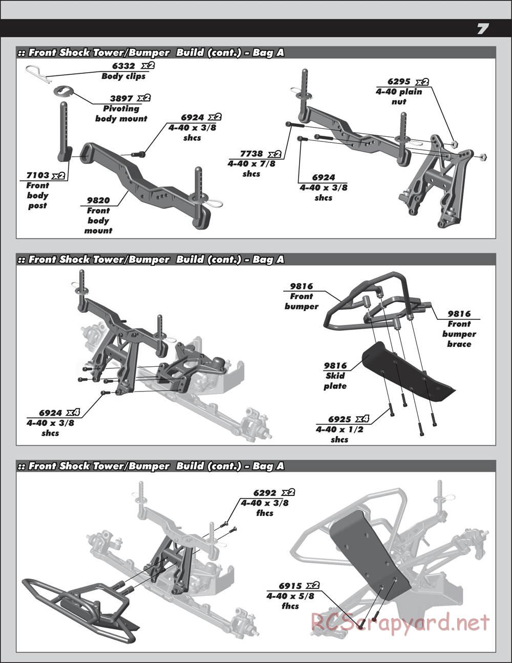 Team Associated - SC10 GT - Manual - Page 7