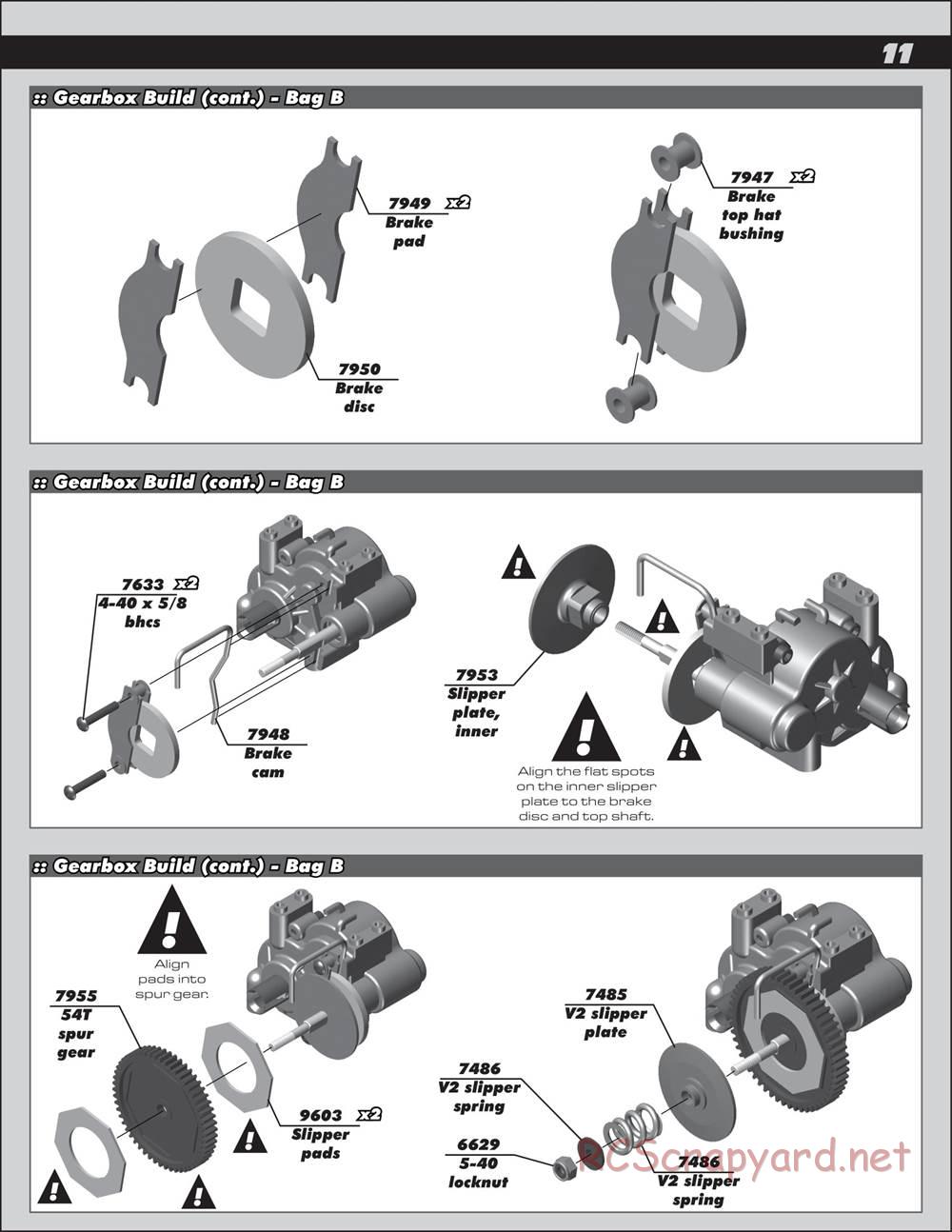 Team Associated - SC10 GT - Manual - Page 11