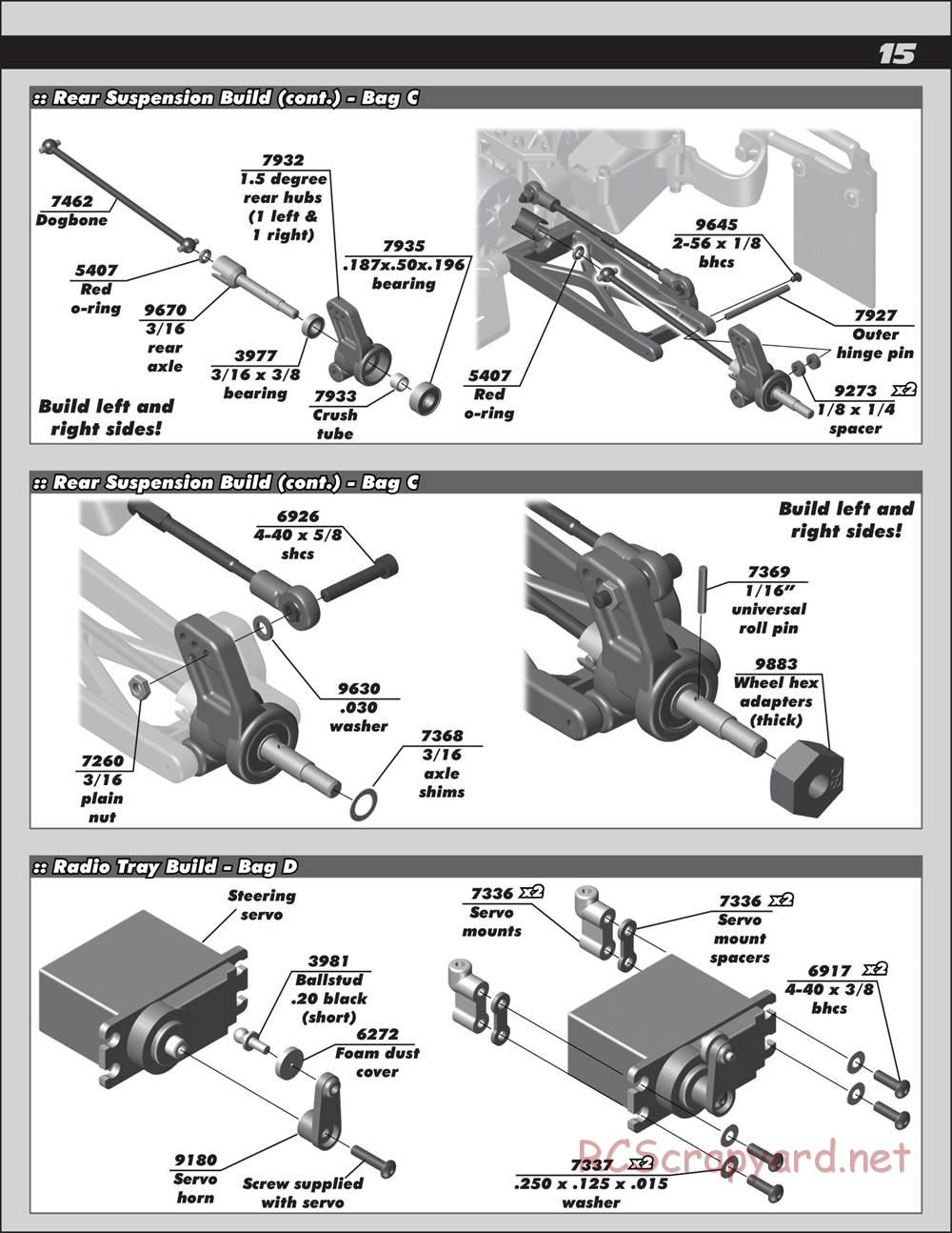 Team Associated - SC10 GT - Manual - Page 15