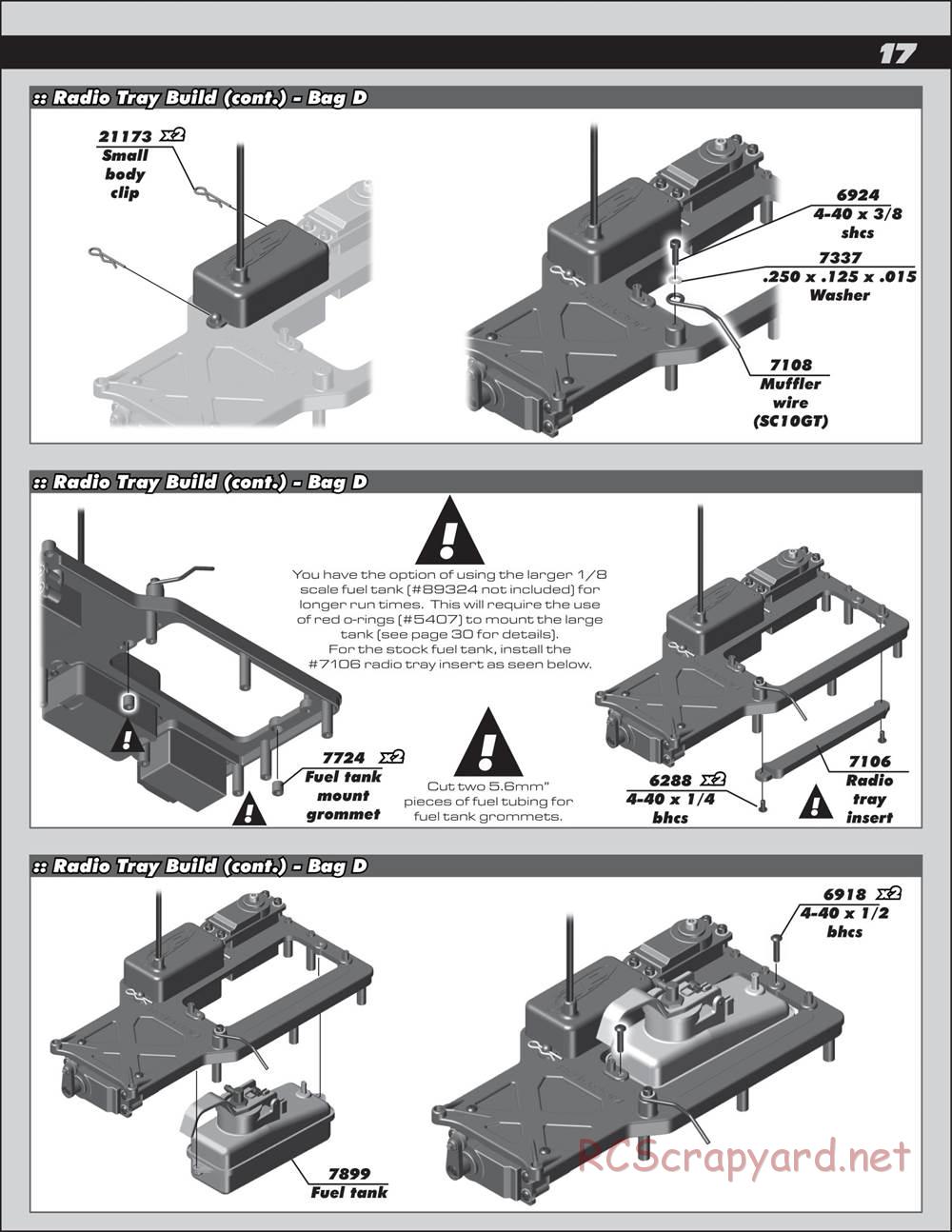 Team Associated - SC10 GT - Manual - Page 17