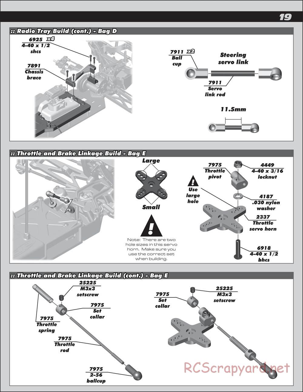 Team Associated - SC10 GT - Manual - Page 19