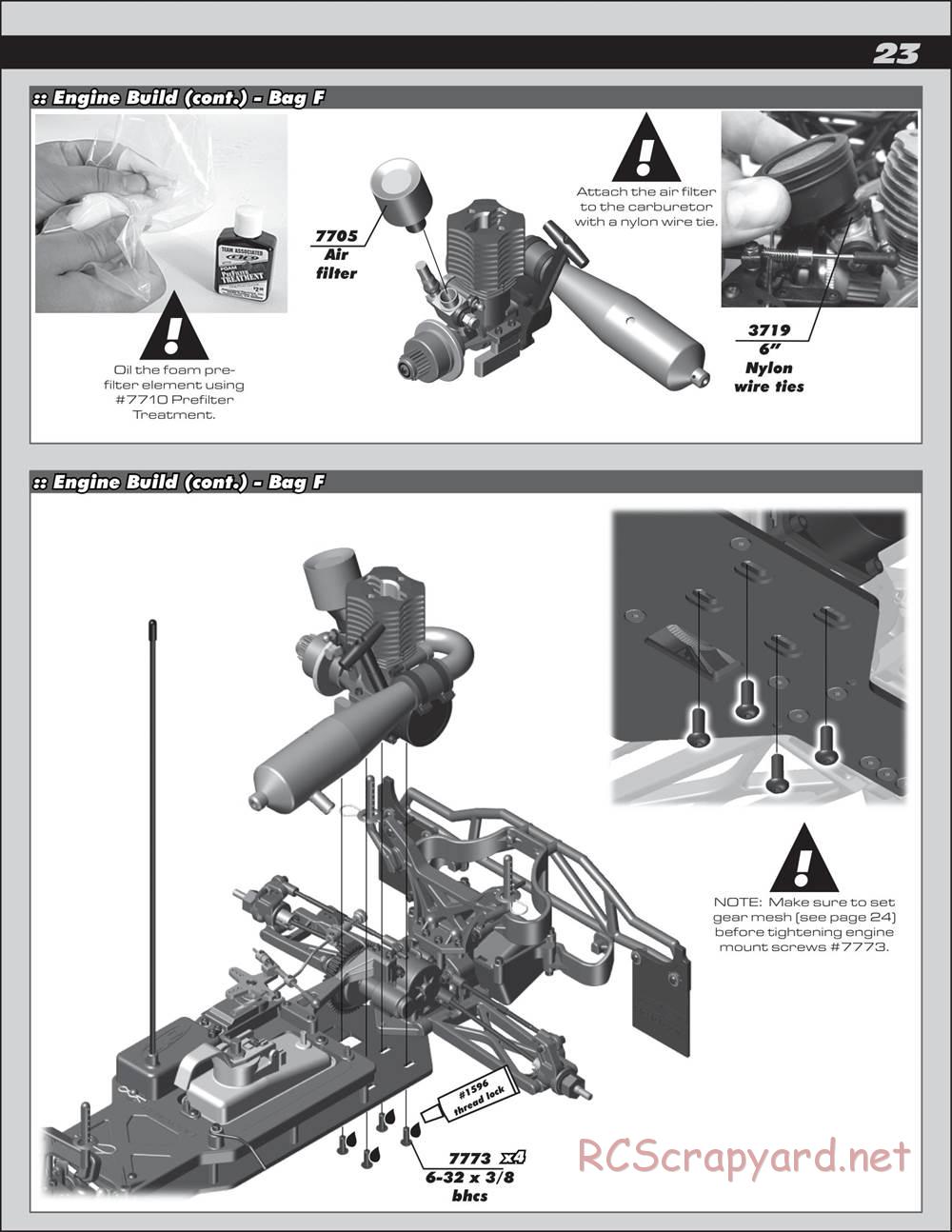 Team Associated - SC10 GT - Manual - Page 23