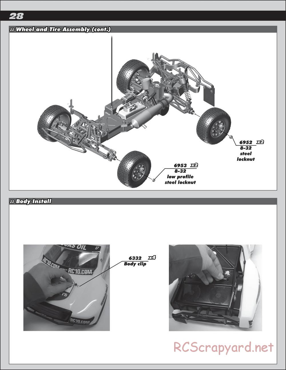 Team Associated - SC10 GT - Manual - Page 28