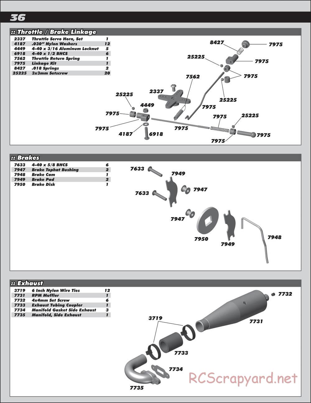 Team Associated - SC10 GT - Manual - Page 36