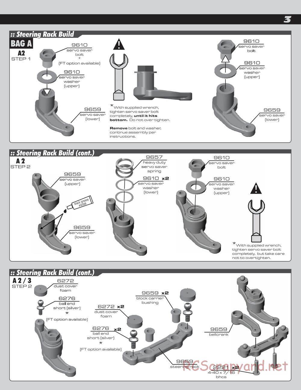 Team Associated - SC10 Brushless RTR - Manual - Page 3