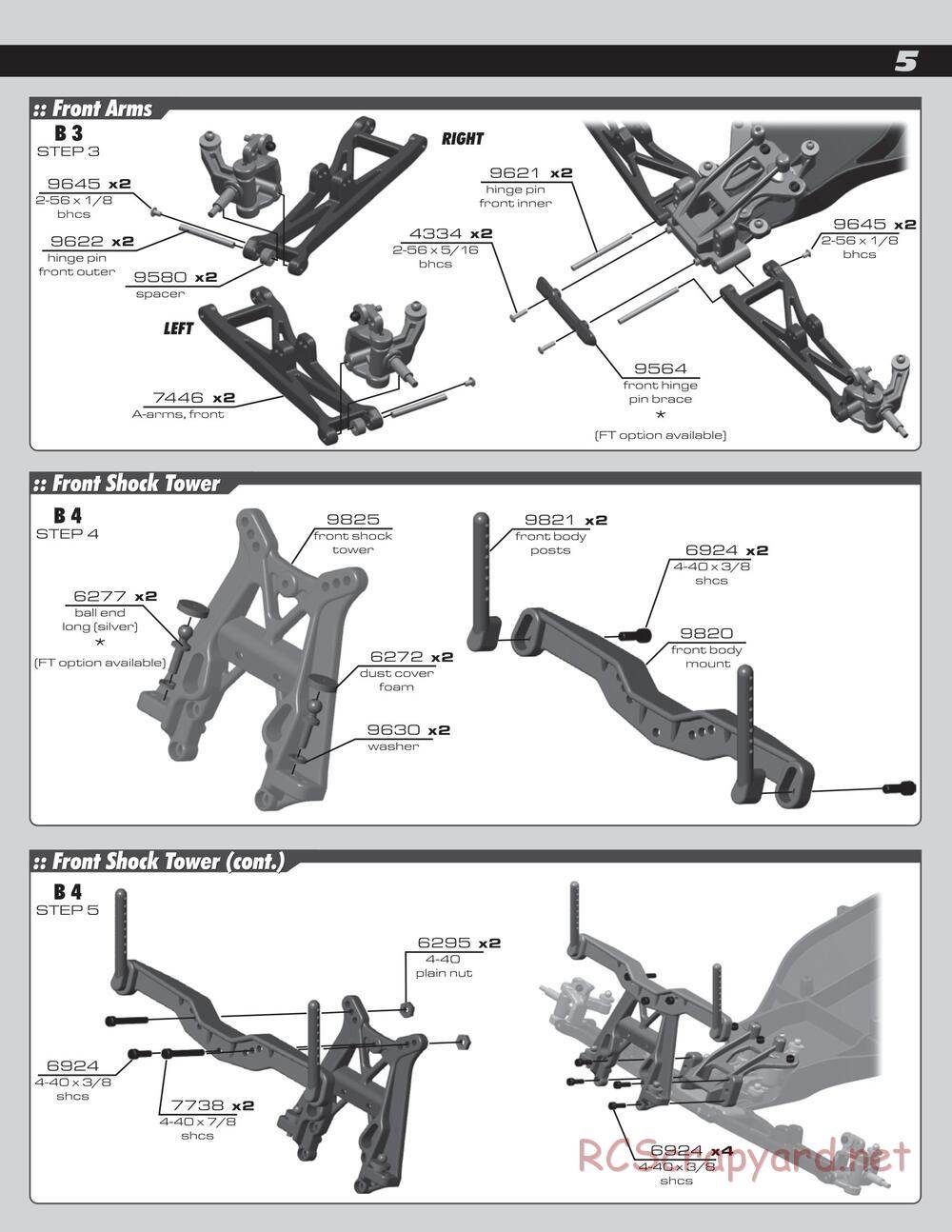 Team Associated - SC10 Brushless RTR - Manual - Page 5