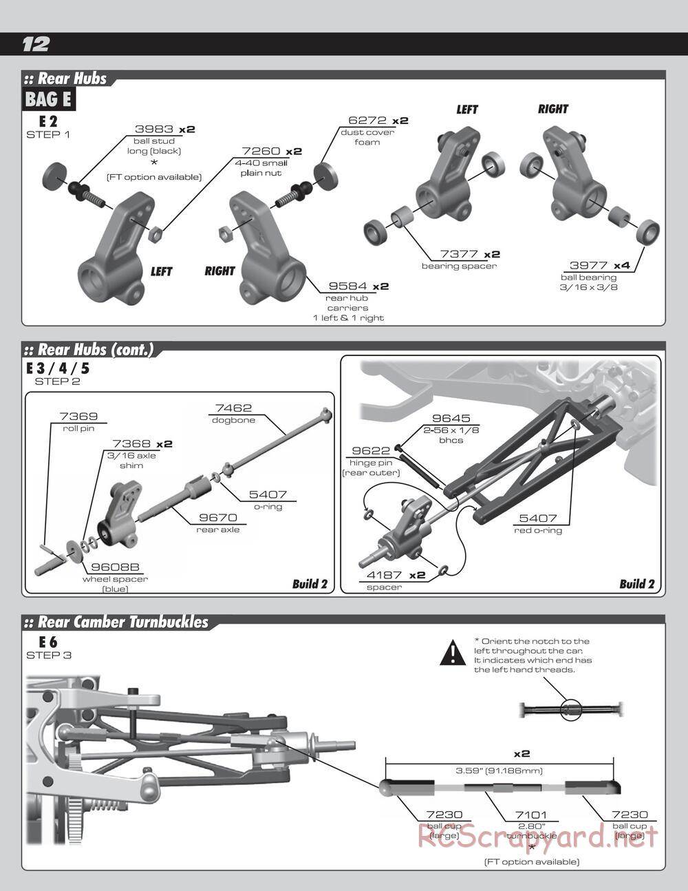 Team Associated - SC10 Brushless RTR - Manual - Page 12