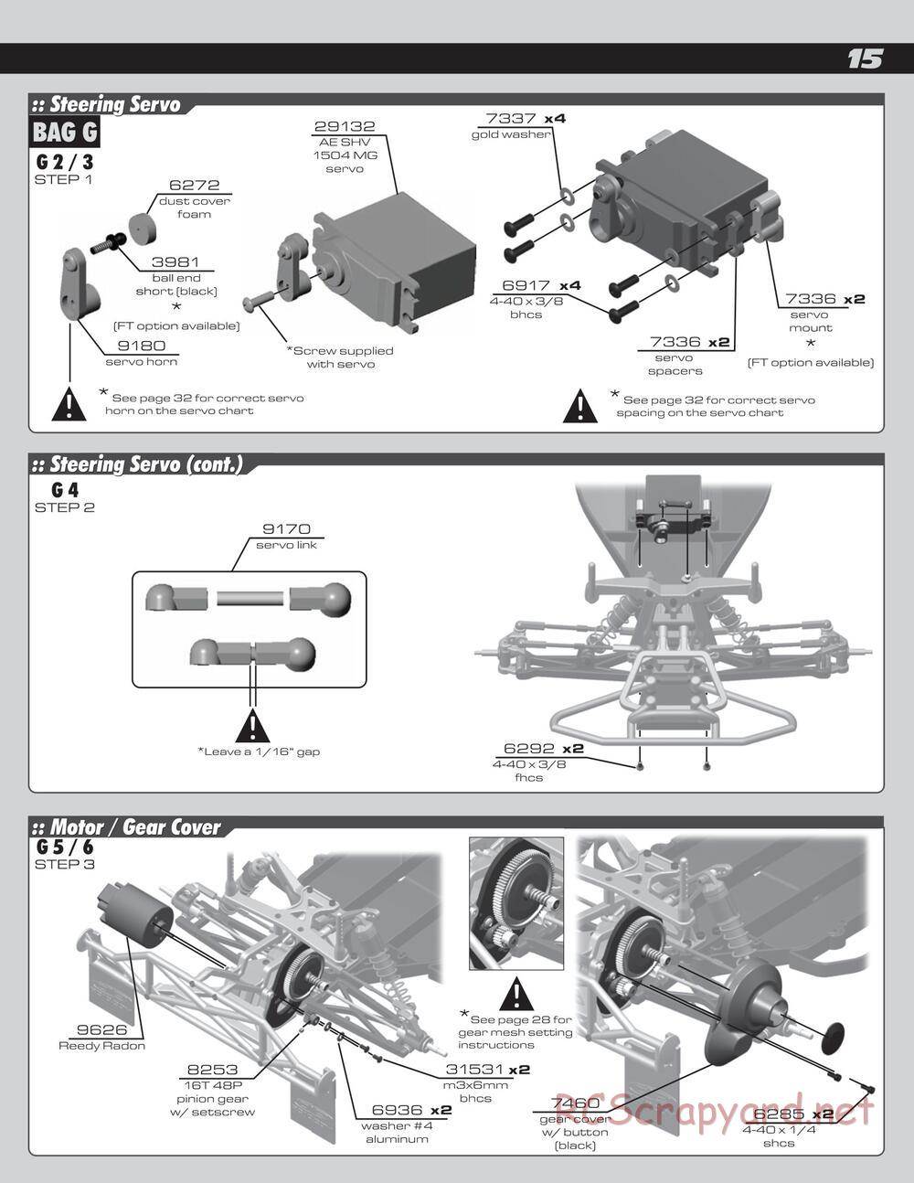 Team Associated - SC10 Brushless RTR - Manual - Page 15