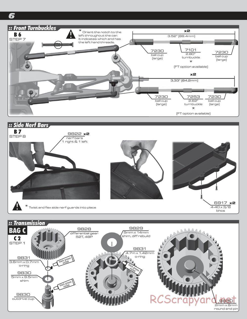 Team Associated - SC10 RTR - Manual - Page 6