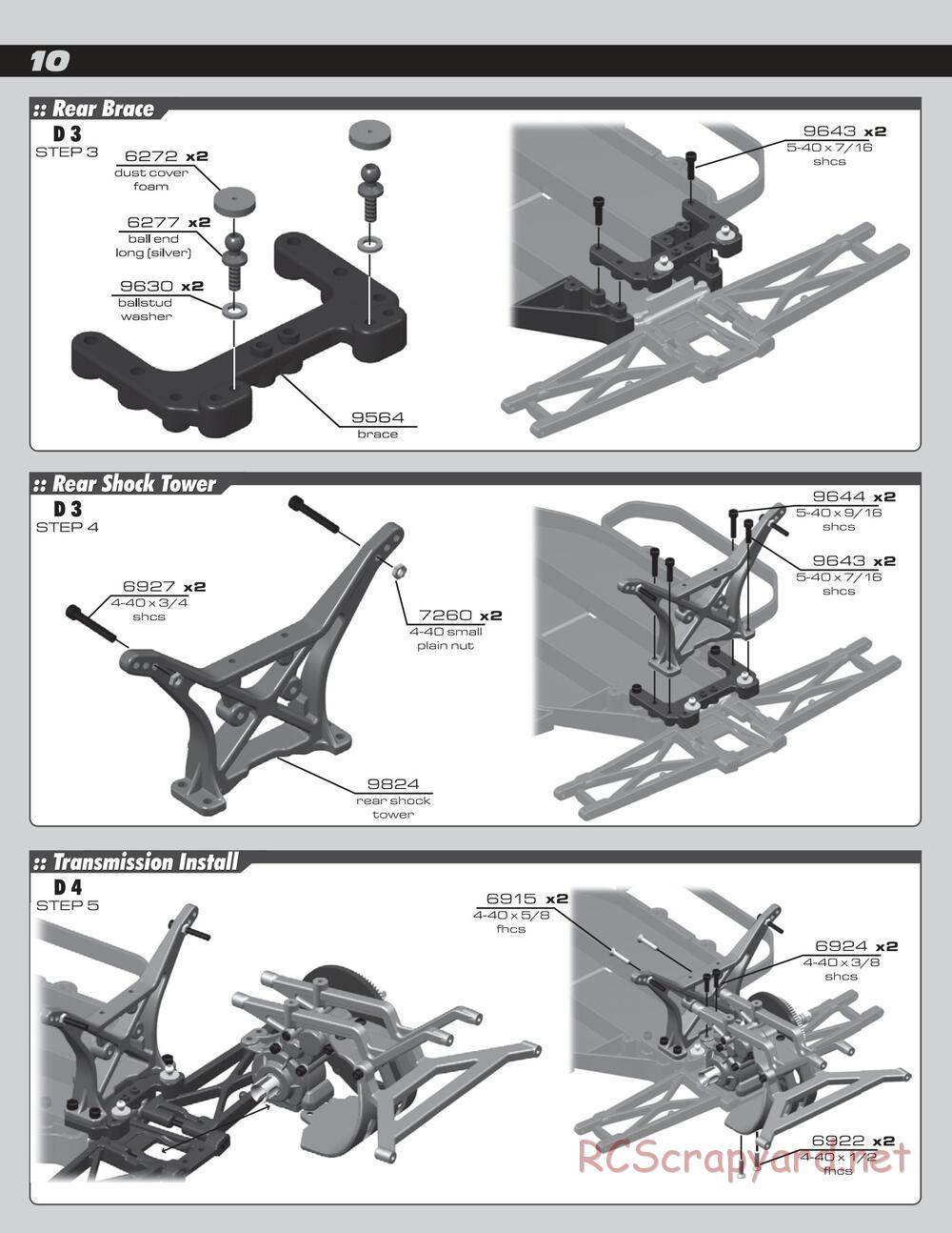 Team Associated - SC10 RTR - Manual - Page 10