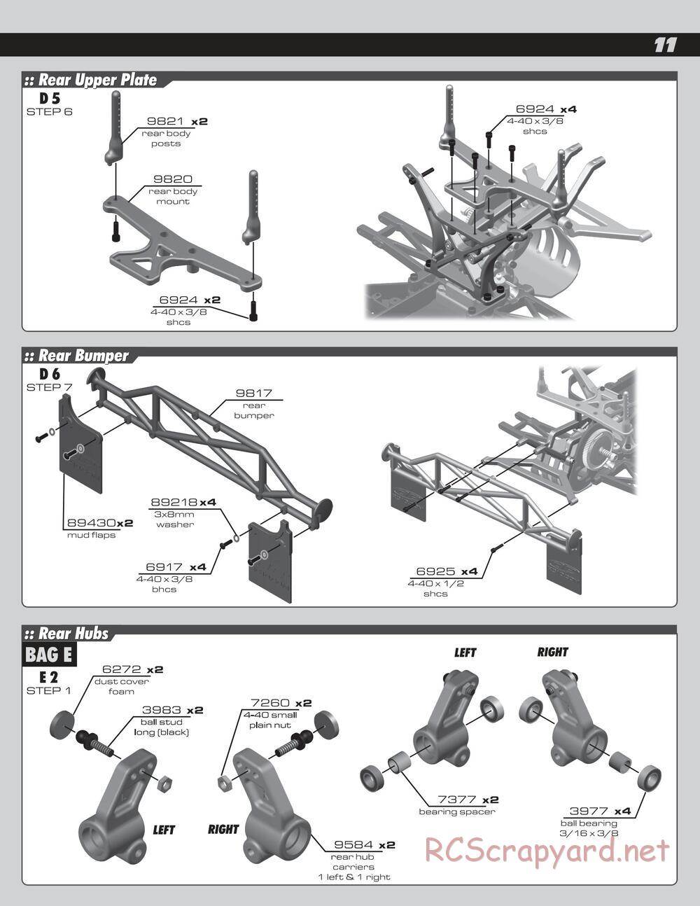 Team Associated - SC10 RTR - Manual - Page 11