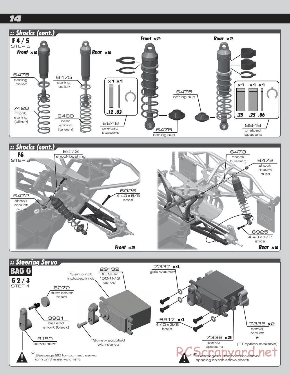 Team Associated - SC10 RTR - Manual - Page 14