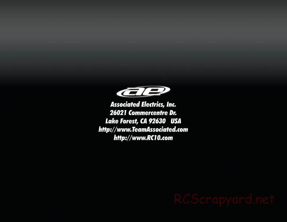 Team Associated - SC10 RTR - Manual - Page 22