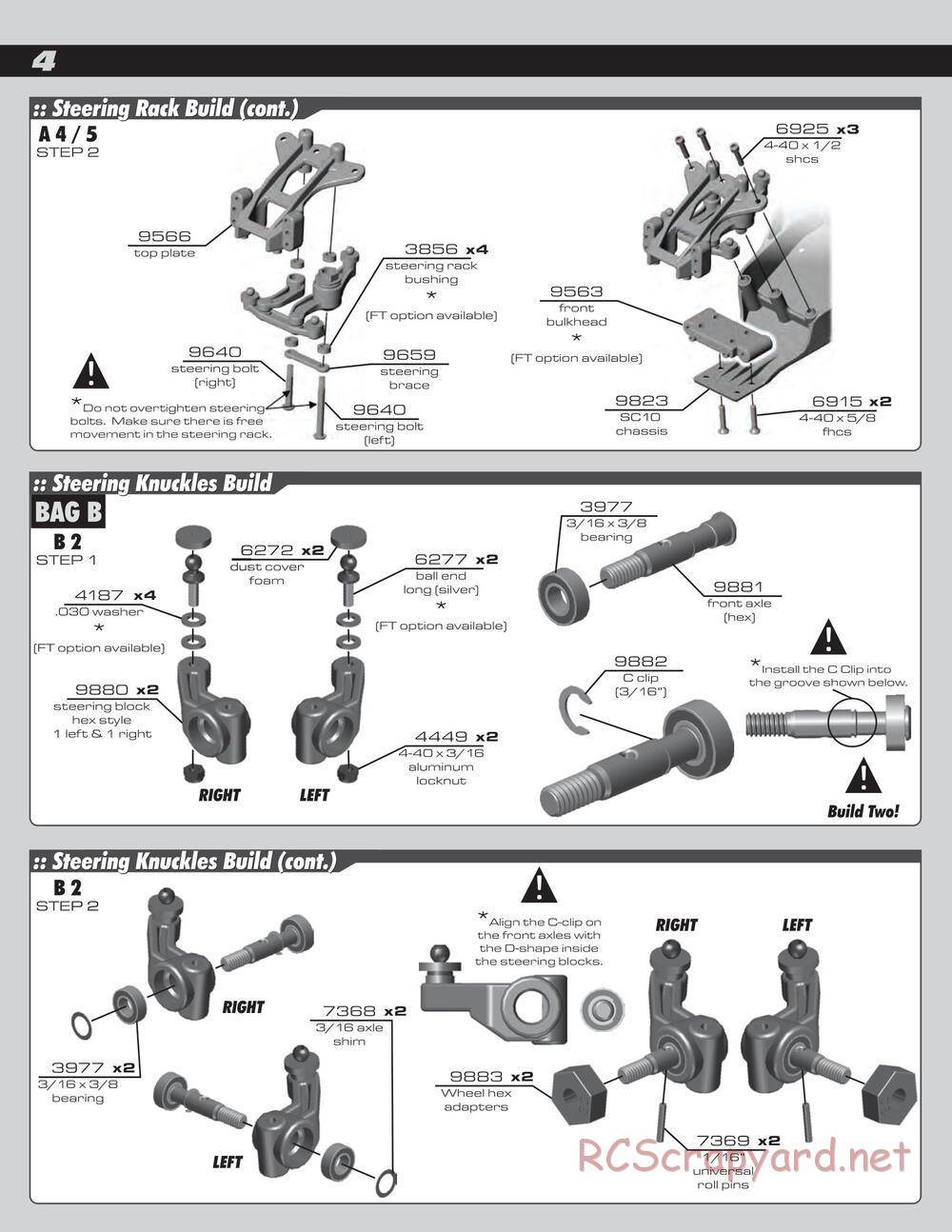 Team Associated - SC10 RS RTR - Manual - Page 4