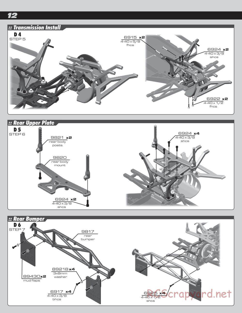 Team Associated - SC10 RS RTR - Manual - Page 12