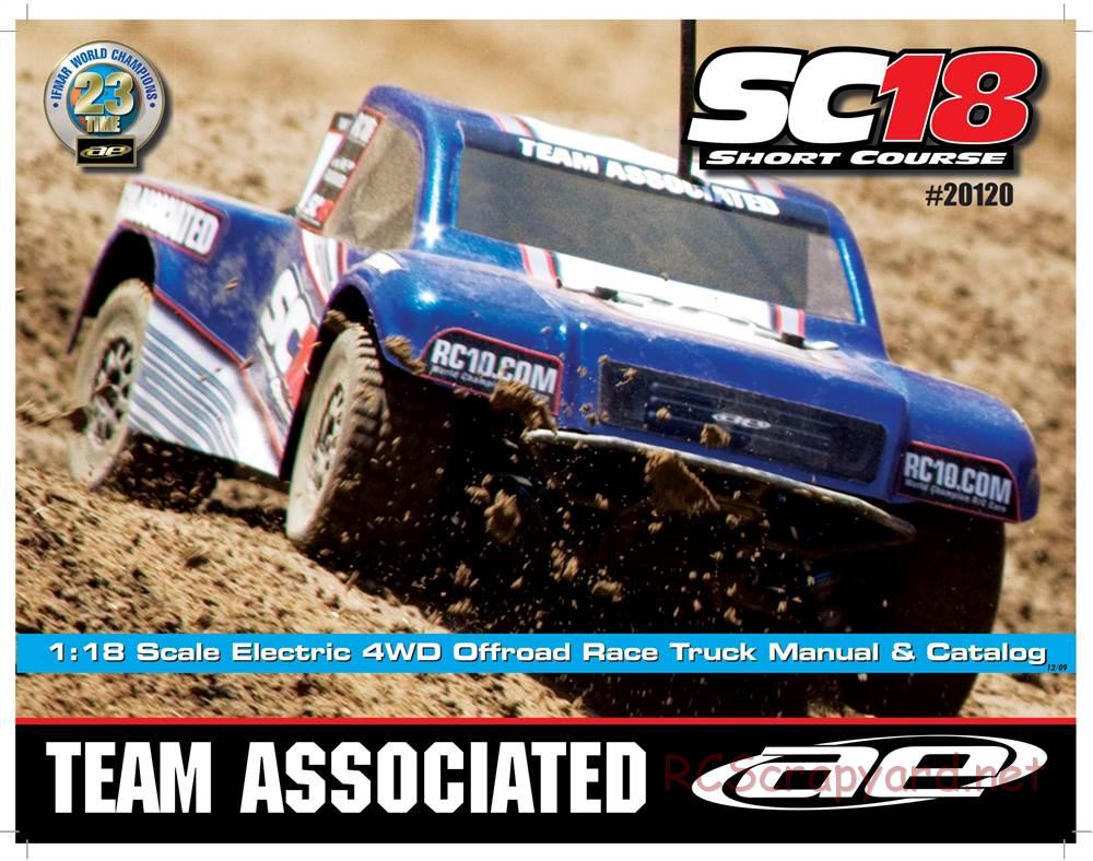 Team Associated - SC18 - Manual - Page 1