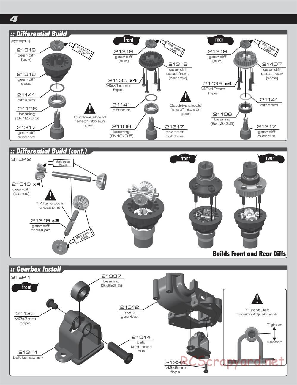 Team Associated - SC18 - Manual - Page 4