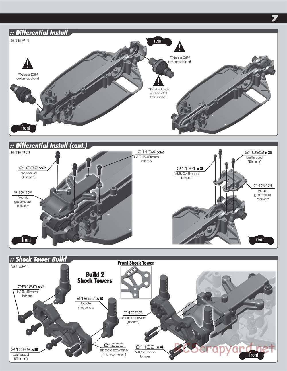 Team Associated - SC18 - Manual - Page 7