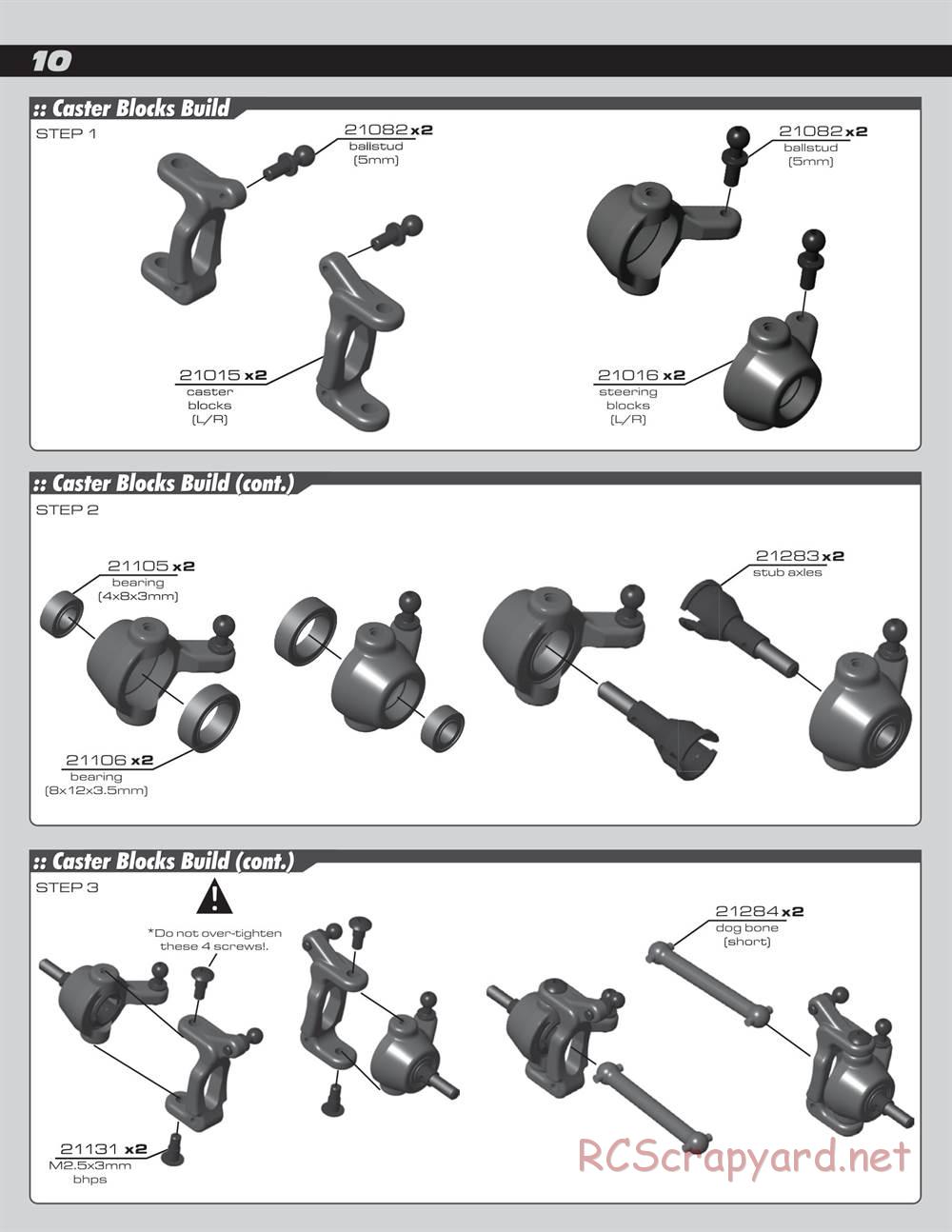 Team Associated - SC18 - Manual - Page 10