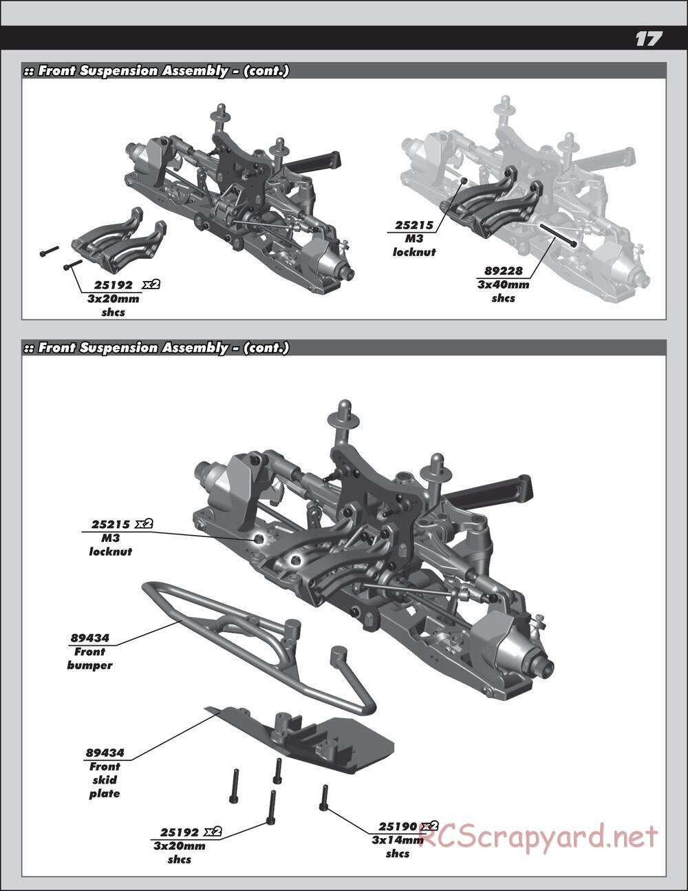 Team Associated - SC8.2e - Manual - Page 17