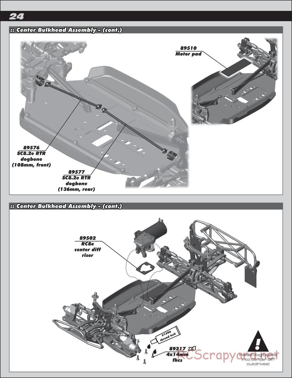 Team Associated - SC8.2e - Manual - Page 24