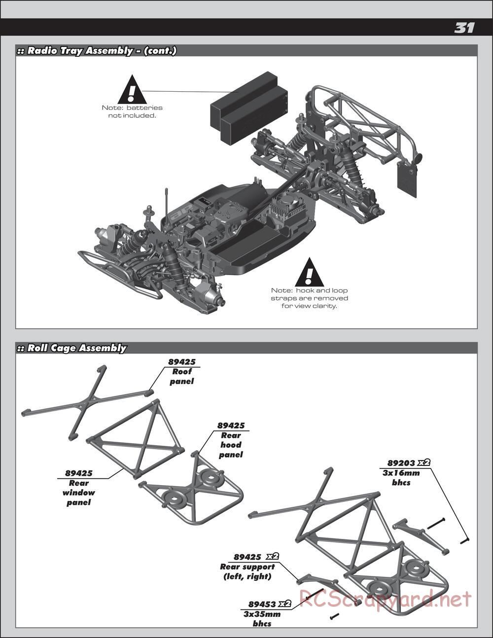 Team Associated - SC8.2e - Manual - Page 31