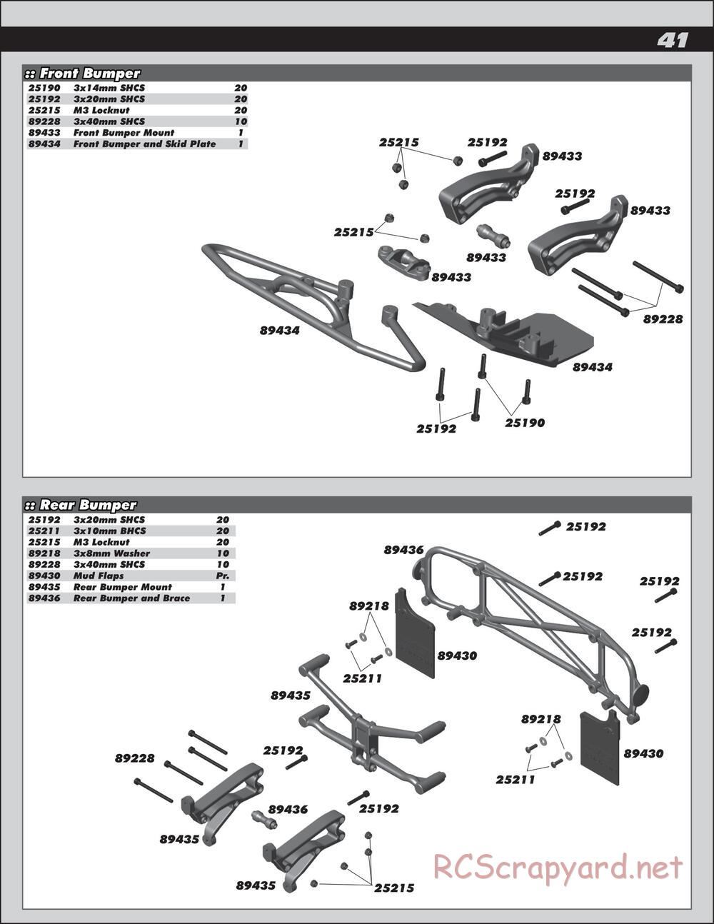 Team Associated - SC8.2e - Manual - Page 41