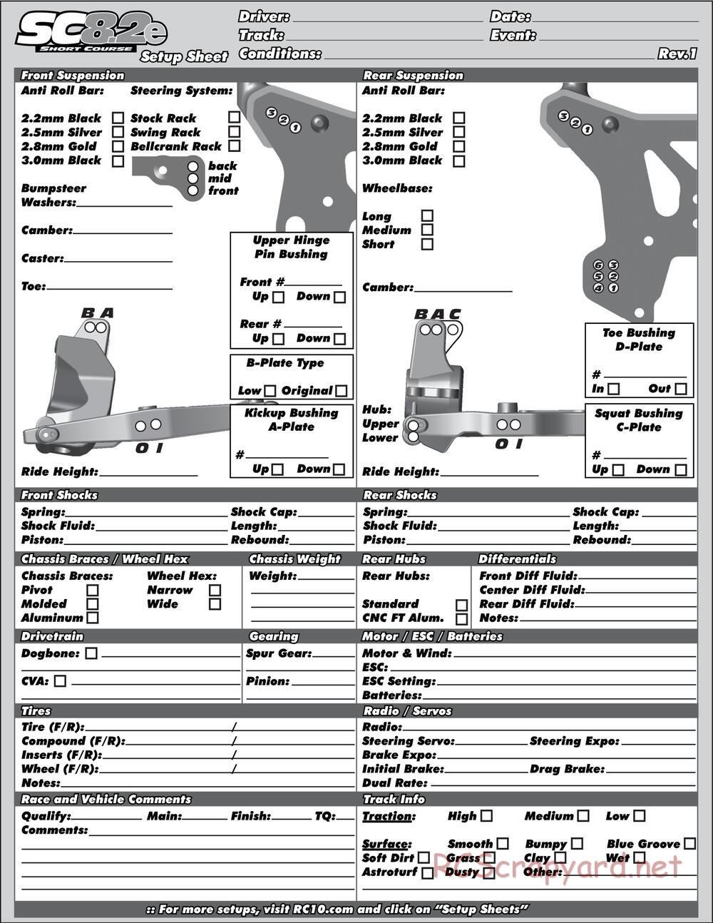 Team Associated - SC8.2e - Manual - Page 53