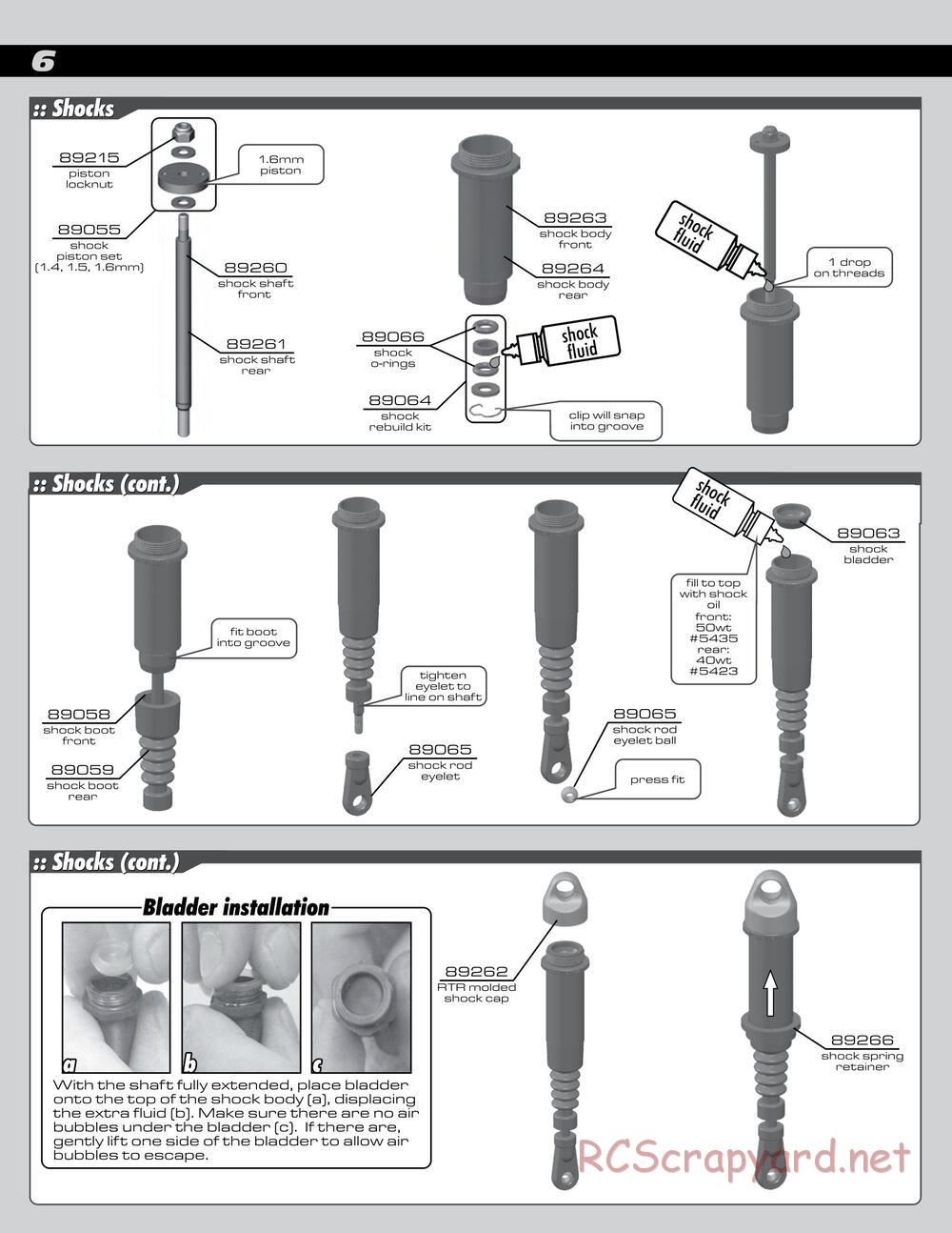 Team Associated - SC8 - Manual - Page 6