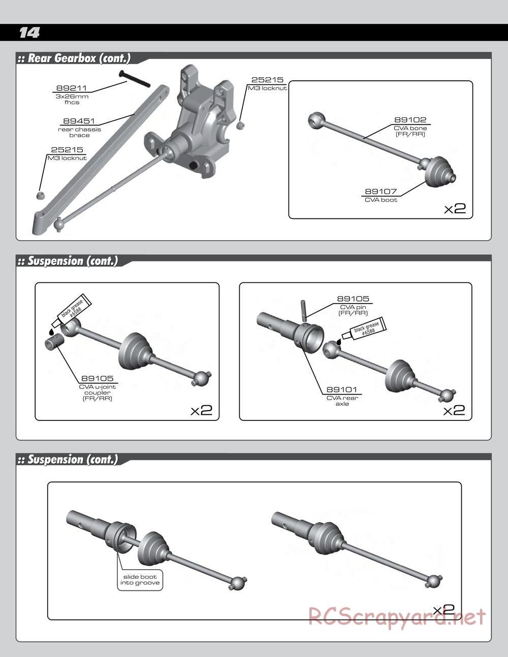 Team Associated - SC8 - Manual - Page 14