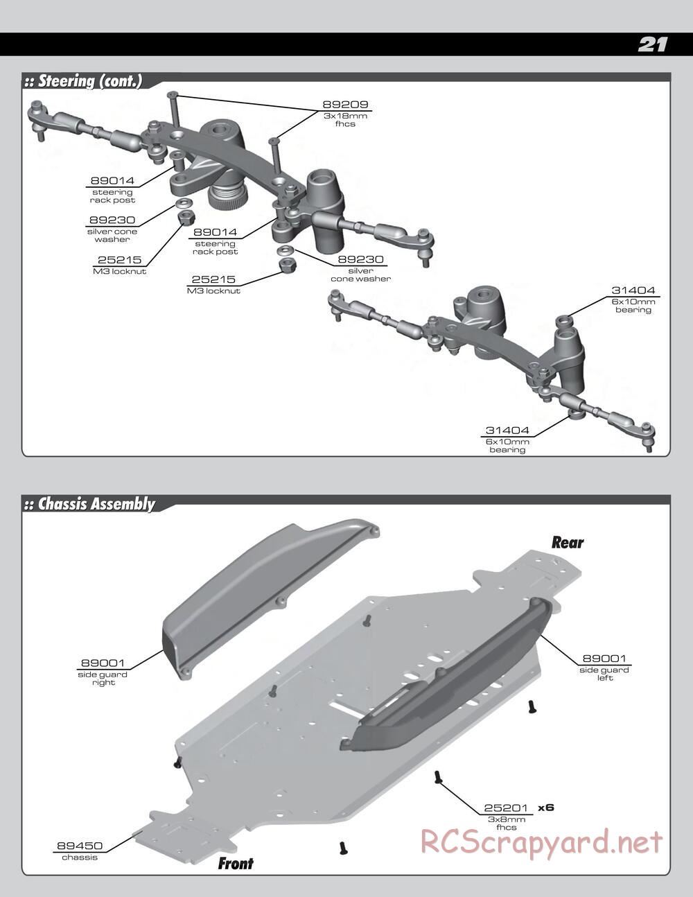 Team Associated - SC8 - Manual - Page 21