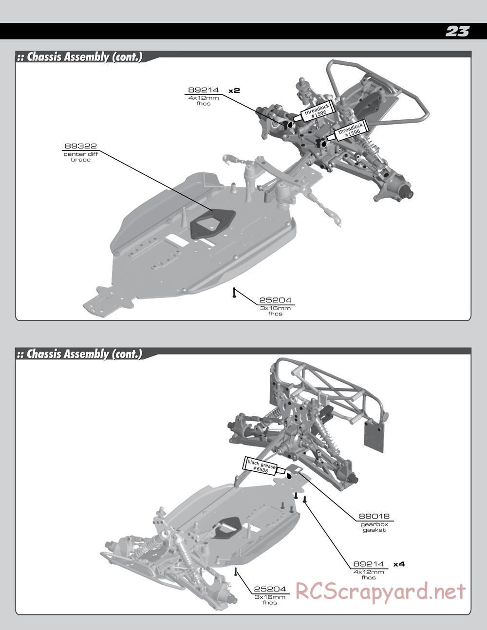 Team Associated - SC8 - Manual - Page 23