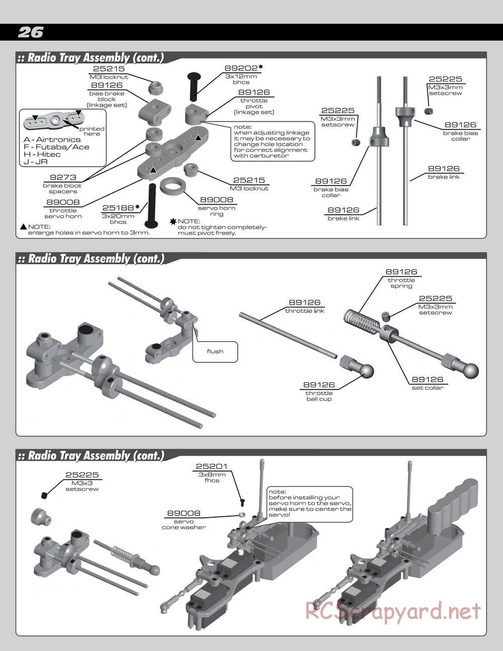 Team Associated - SC8 - Manual - Page 26