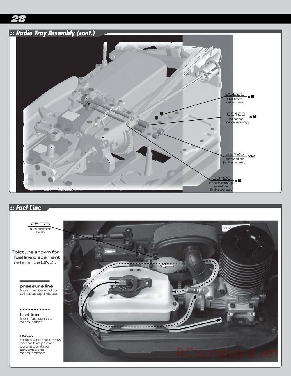 Team Associated - SC8 - Manual - Page 28