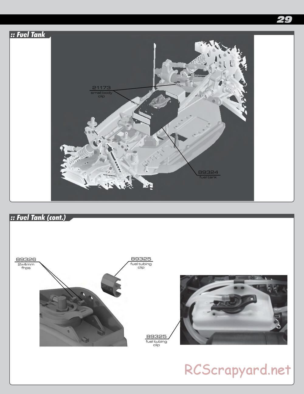 Team Associated - SC8 - Manual - Page 29