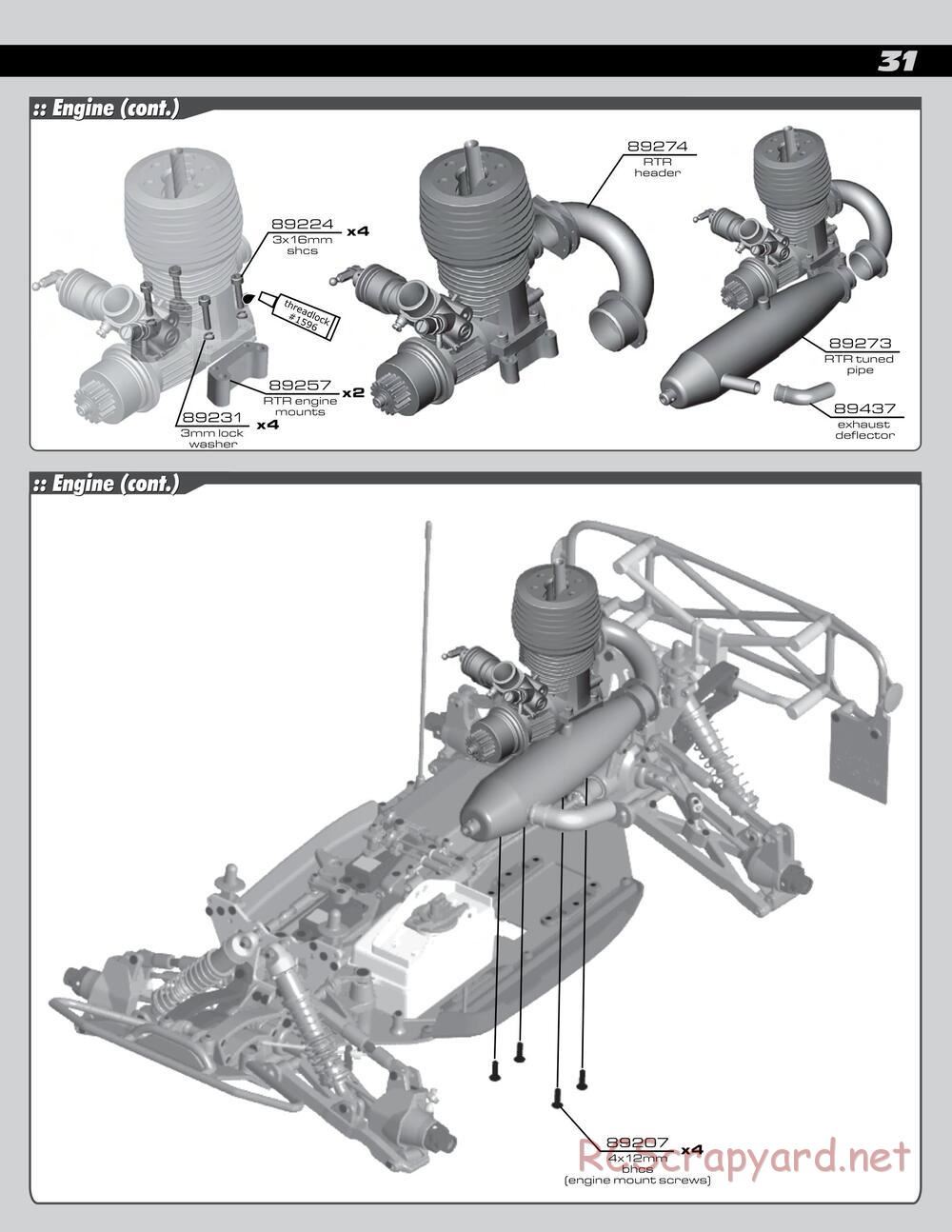 Team Associated - SC8 - Manual - Page 31