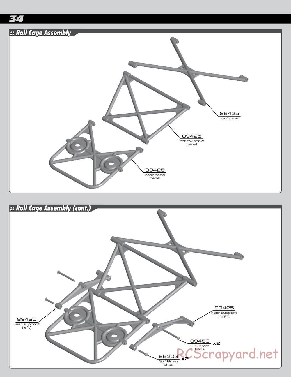 Team Associated - SC8 - Manual - Page 34