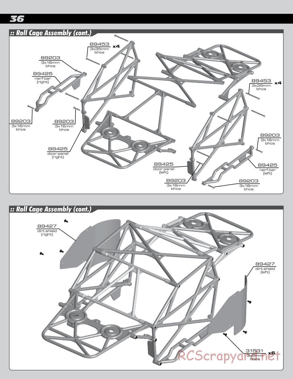 Team Associated - SC8 - Manual - Page 36