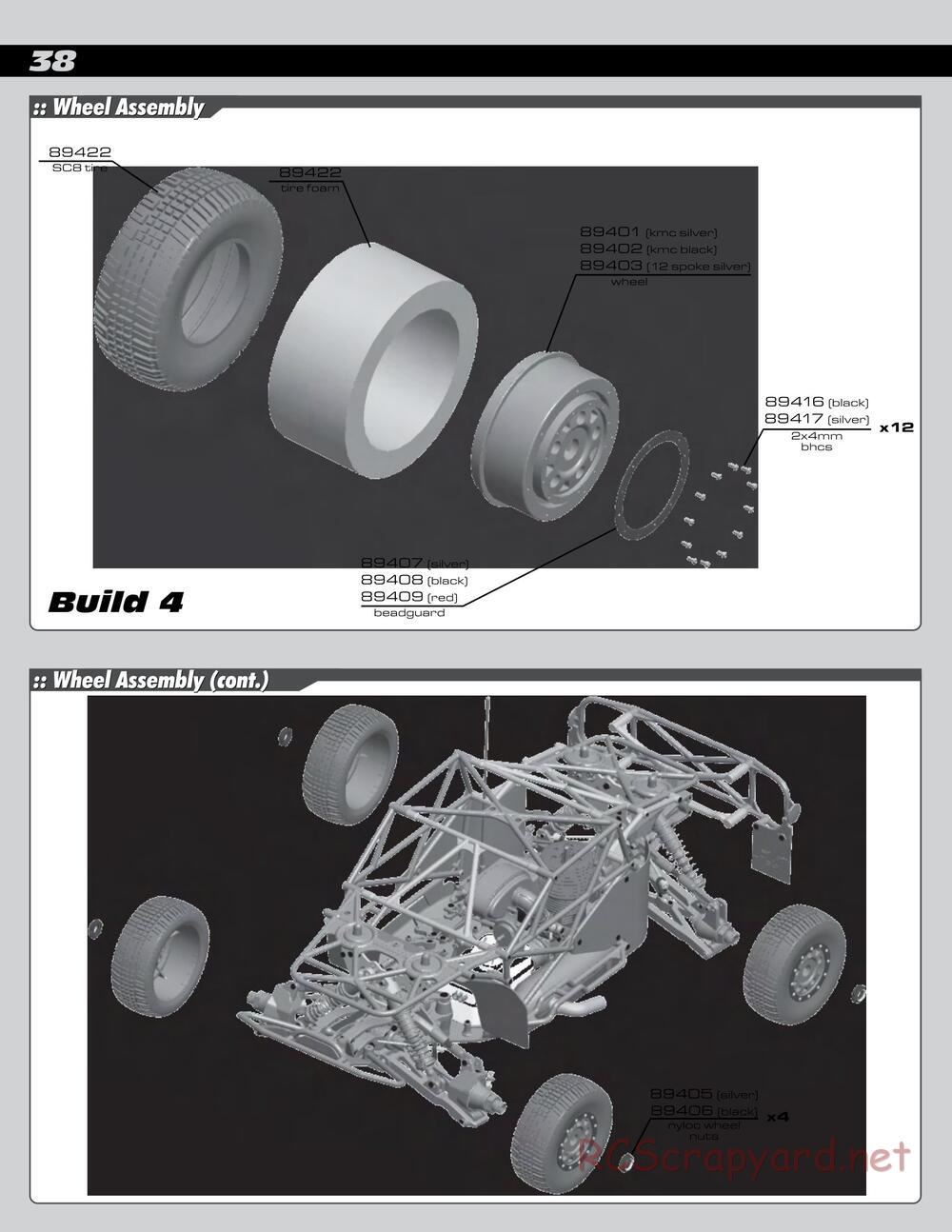 Team Associated - SC8 - Manual - Page 38