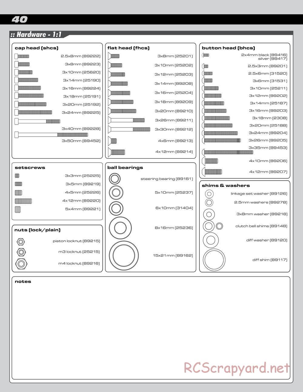 Team Associated - SC8 - Manual - Page 40