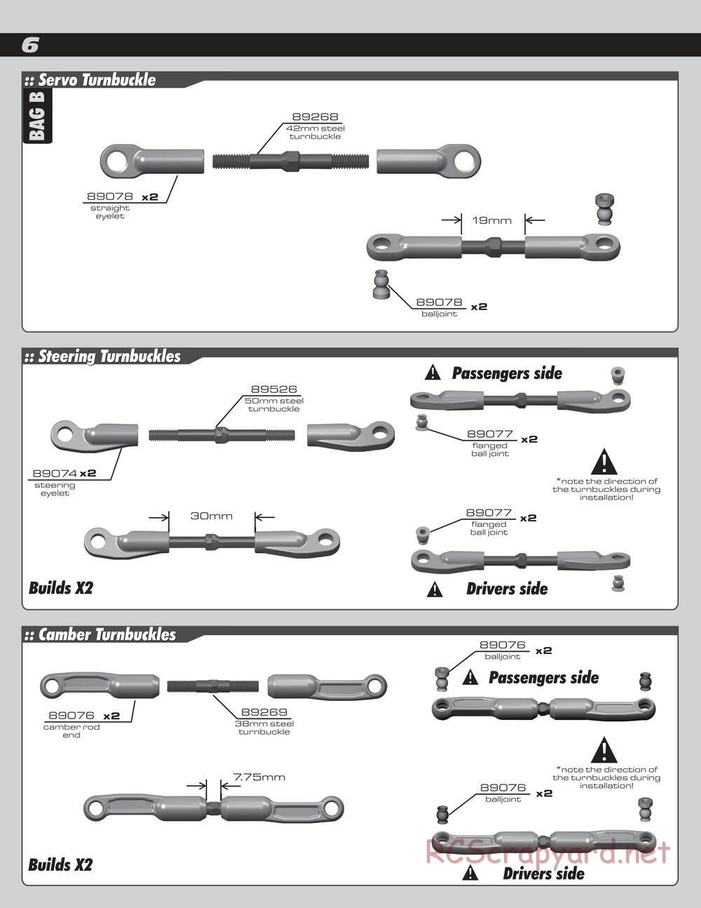 Team Associated - SC8e - Manual - Page 6